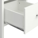 Tromso Off White 1 Drawer Bedside Table by Lavishway | Bedside Tables