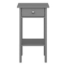 Tromso Grey 1 Drawer Bedside Table by Lavishway | Bedside Tables