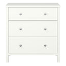 Tromso 3 Drawers Off White Chest Of Drawer by Lavishway | Chest Of Drawers