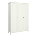 Tromso Off White 3 Doors Wooden Wardrobe by Lavishway | Wardrobe