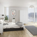 Tromso Off White 2 Door & 2 Drawer Wardrobe by Lavishway | Wardrobe