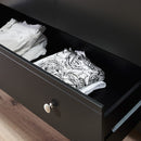 Baroque Black Finish Bedside Table by Lavishway | Bedside Tables