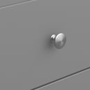 Baroque Grey Finish Bedside Table by Lavishway | Bedside Tables