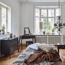 Baroque Black Finish 3 Drawer Wide Chest by Lavishway | Chest Of Drawer