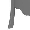 Baroque Grey Finish 3 Drawer Wide Chest by Lavishway | Chest Of Drawer