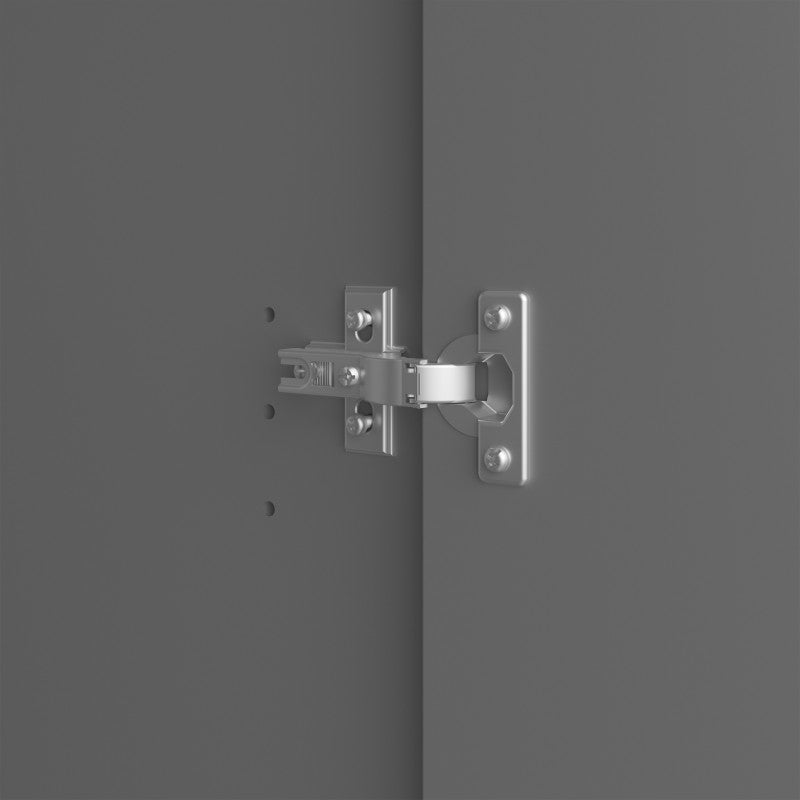 Baroque 2 Door & 1 Drawer Grey Wardrobe by Lavishway | Wardrobe