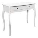 Baroque White Finish 1 Drawer Dressing Table by Lavishway | Dressing Tables