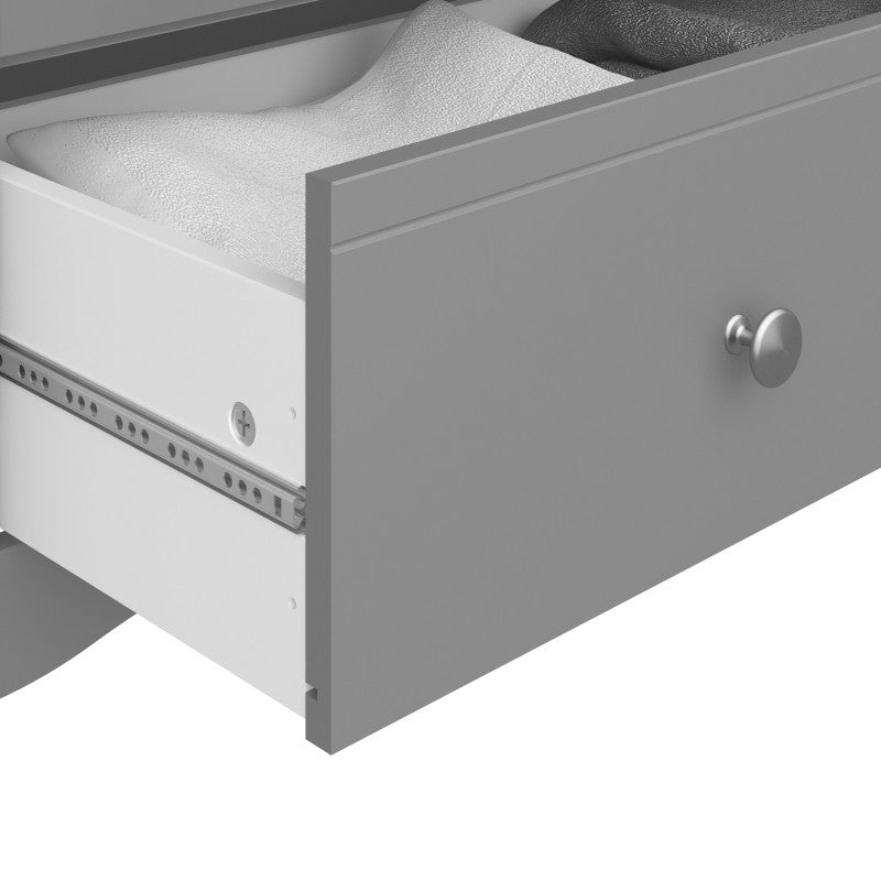 Baroque Grey Finish 1 Drawer Dressing Table by Lavishway | Dressing Tables