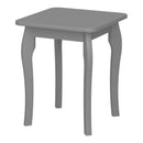 Baroque Grey Finish Dressing Table Stool by Lavishway | Dressing Table Stools