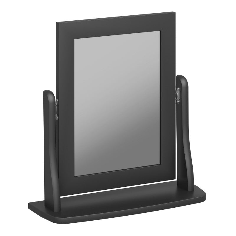 Baroque Black Finish Dressing Table Mirror by Lavishway | Table Mirrors