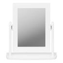 Baroque White Finish Dressing Table Mirror by Lavishway | Table Mirrors