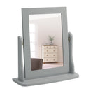 Baroque Grey Finish Dressing Table Mirror by Lavishway | Table Mirrors
