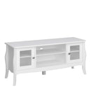 Baroque 2 Door 2 Open Shelves Narrow TV Unit by Lavishway | TV Units Cabinets