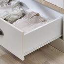 Sandringham White 2 Door 1 Drawer Wardrobe by Lavishway | Wardrobe