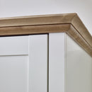 Sandringham White 2 Door 1 Drawer Wardrobe by Lavishway | Wardrobe