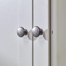 Sandringham White 3 Door 2 Drawer Wardrobe by Lavishway | Wardrobe