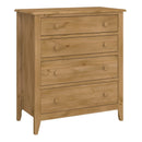 Heston Solid Pine 4 Drawers Wooden Chest by Lavishway | Chest Of Drawers