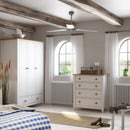 Heston White & Pine 4 Drawer Wooden Chest by Lavishway | Chest Of Drawers