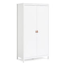 Barcelona White 2 Doors Wardrobe by Lavishway | Wardrobe-29801