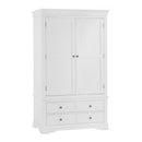 Swallow White 2 Doors and 4 Drawers Wardrobe by Lavishway | Wardrobe-31569