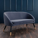 Oakley Hand Finished 2 Seater Velvet Sofa by Lavishway | Velvet Sofa-24571