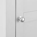 Tattershall Oak Top Single Wardrobe in White by Lavishway | Wardrobe-35986