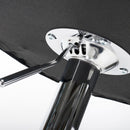 Rocco Black Brushed Velvet Bar Stool by Lavishway | Bar Stools-27392