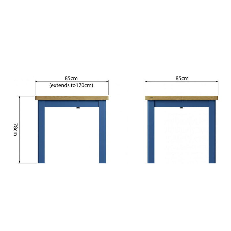 Rutland Pine Wood Extendable Dining Table by Lavishway | Dining Tables-36408