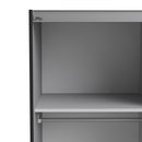 Verona Oak Finish Sliding Wardrobe by Lavishway | Wardrobe-33287