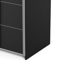 Verona Oak Finish Sliding Wardrobe by Lavishway | Wardrobe-33289