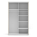 Verona Oak Finish Sliding Wardrobe by Lavishway | Wardrobe-33386