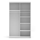 Verona Oak Finish Sliding Wardrobe by Lavishway | Wardrobe-33354