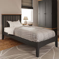 Grantham Midnight Grey Bed Frame by Lavishway | Wooden Beds-36938