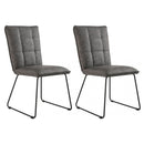 Modern Faux Leather Dining Chair Set of 2 by Lavishway | Dining Chairs-31869