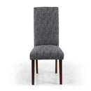 Como Light Grey Linen Dining Chair Set of 2 by Lavishway | Dining Chairs-37786