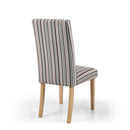 Ridley Duck Egg Stripe Dining Chair Set of 2 by Lavishway | Dining Chairs-37744