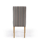 Ridley Duck Egg Stripe Dining Chair Set of 2 by Lavishway | Dining Chairs-37745