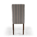 Ridley Duck Egg Stripe Dining Chair Set of 2 by Lavishway | Dining Chairs-37746
