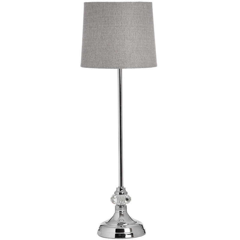Genoa Contemporary Chrome Table Lamp by Lavishway | Floor Lamps-39749