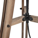 Large Wooden Brown Tripod Lamp by Lavishway | Floor Lamps-39742