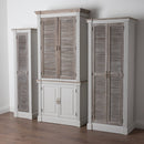 Liberty Louvered Doors Tall Cupboard by Lavishway | Cupboards-26713