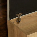 Wooden Grey Shoe Storage Cabinet With Seating by Lavishway | Shoe Cabinets-39034