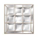 Augustus Modern Square Decorative Wall Mirror by Lavishway | Wall Mirrors-40102