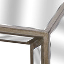 Augustus Mirrored Metallic Console Table by Lavishway | Hallway Console Table-40122