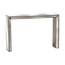 Augustus Mirrored Metallic Console Table by Lavishway | Hallway Console Table-40121