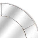 Augustus Metallic Large Circle Wall Mirror by Lavishway | Wall Mirrors-40106