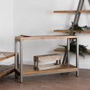 Draftsman Solid Pine Console Table by Lavishway | Hallway Console Table-26739