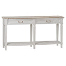 Liberty 2 Drawers Hall Table With Shelf by Lavishway | Hallway Console Table-26737