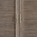 Liberty Wooden Louvered Door Mirror by Lavishway | Wall Mirrors-26702