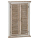 Liberty Wooden Louvered Door Mirror by Lavishway | Wall Mirrors-26700